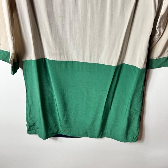 Club Monaco silk color‎ block dress women’s size 2 - Picture 4 of 12